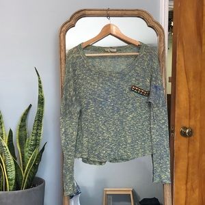 Urban Day Knit Front Pocket Long Sleeved Shirt
